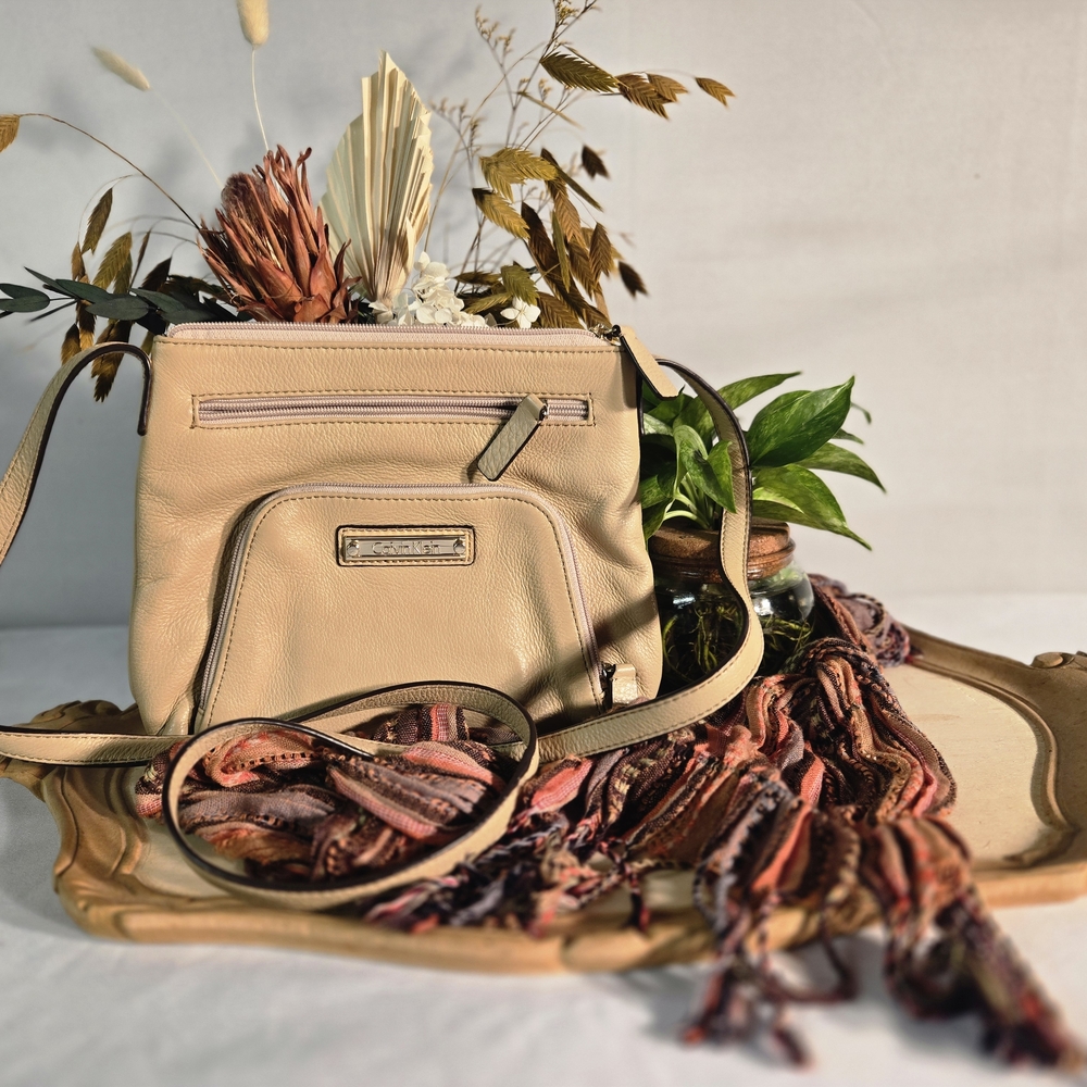 Calvin Klein Tan Shoulder Bag